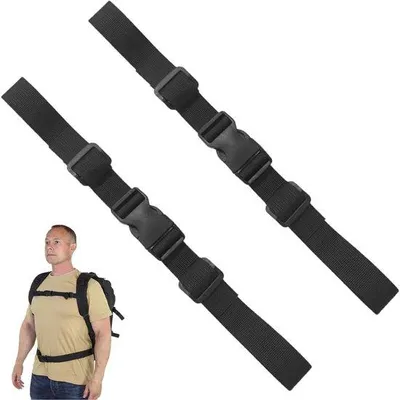 Produktbild von 2 Stück verstelbare Nylon-Borstriemen mit Anti-Slip für Schultasche