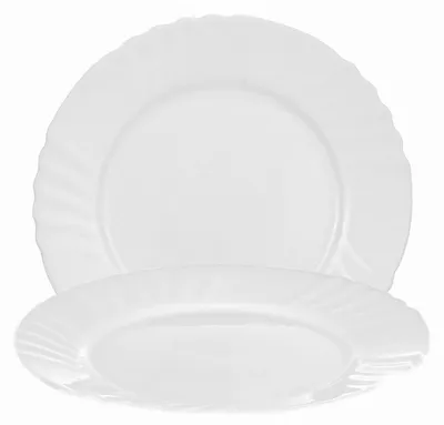 Produktbild von Epewex Dessertteller Flach 19 cm Weiß Glas Rund