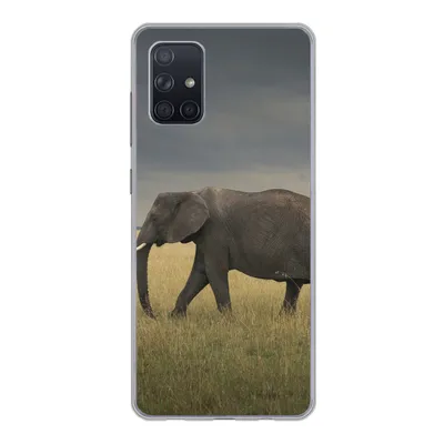 Produktbild von MuchoWow® Handyhülle Schutzhülle Hülle für Samsung Galaxy A51 Elefant - Savanne - Tiere - Natur Silikon Softcase Handy Hülle - Schutzabdeckung