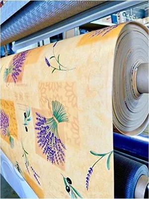 Image de Sous-nappes Bulgommes - PROMO LINGE - Provençale - PVC - 180 x 140 cm - orange
