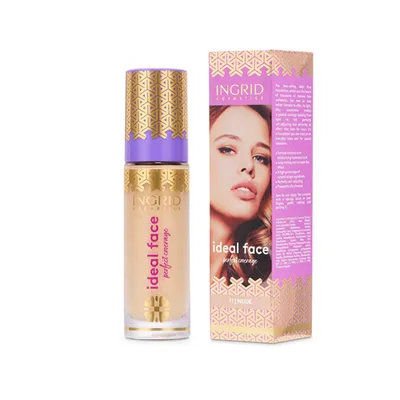 Zdjęcie produktu dla INGRID Cosmetics IDEAL FACE, Krem, Krem przeciwzmarszczkowy, Elastyczność, Matujący, Nawilżający, Wygładzający, 30 ml, Kobiety, E