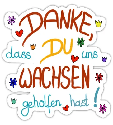 Produktbild von Spreadshirt Abschiedsgeschenk Kindergarten Erzieherin Lehrerin Danke Sticker Aufkleber, 10 x 10 cm, Mattweiß