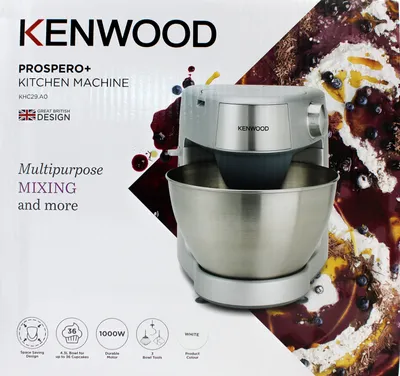 Produktbild von Kenwood KHC29.A0WH, 4,3 l, Edelstahl, Weiß, Edelstahl, Kunststoff, 1000 W, 250 mm