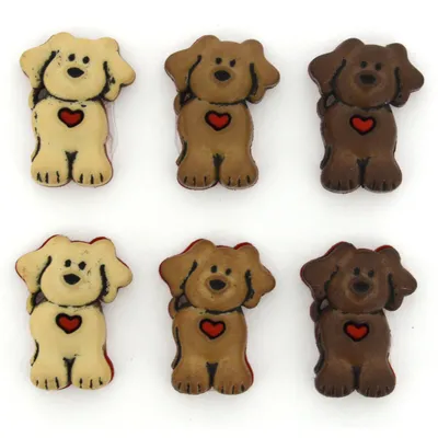 Produktbild von Dress it up Knöpfe Hunde (Ruff Ruff)