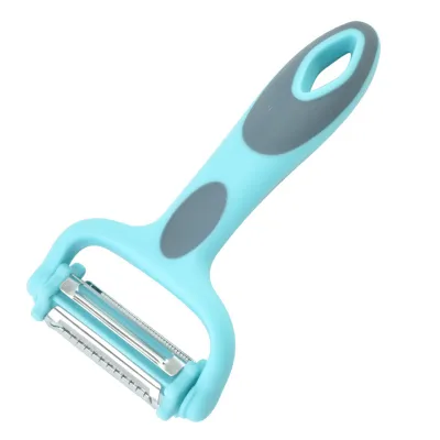 Produktbild von Schäler aus Edelstahl, 3-in-1-Reibe, Hobel, gemütlicher Griff, scharfer Schneider, multifunktionales Schnellschäl-Küchengerät, Gemüse-, Kartoffel- und Karottenschälwerkzeug, Küchenbedarf