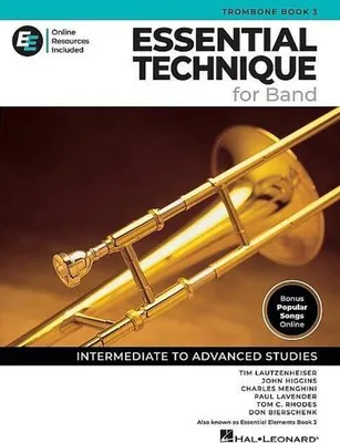 Produktbild von Essential Technique for Band - Trombone Book 3 with Online Resources