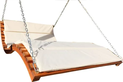 Produktbild von ALEOS. Design Hollywoodliege "ARUBA-LOUNGER" aus Holz Lärche (ohne Gestell)