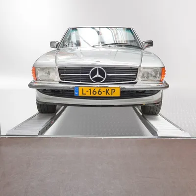 Produktbild von Aluminium Auffahrrampen für Autos im 2er Set - 300 cm - 2,4 Tonnen