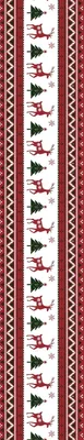 Obrázek produktu pro Běžící soška s motivem jelena, rozměry 33 x 183 cm, vánoční dekorace na stůl