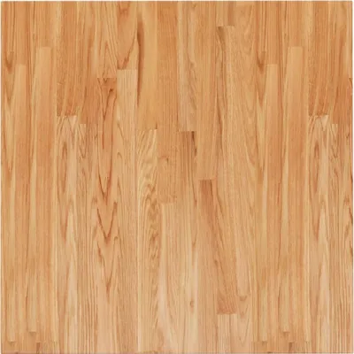 Immagine prodotto di Piano Tavolo Quadrato Marrone Chiaro 70x70x4cm Rovere Trattato