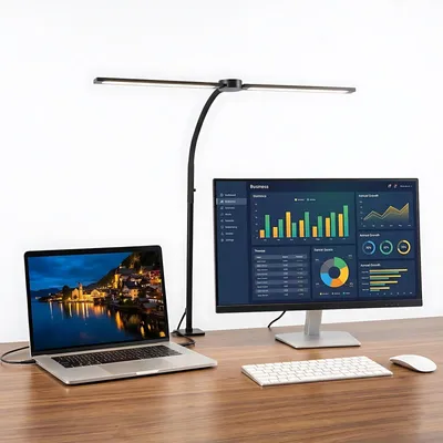Produktbild von Dimmbare LED-Schreibtischlampe mit Klemmbefestigung
