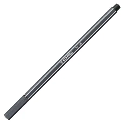 Immagine prodotto di Pennarello premium - STABILO Pen 68 - Penna singola - nero-grigio