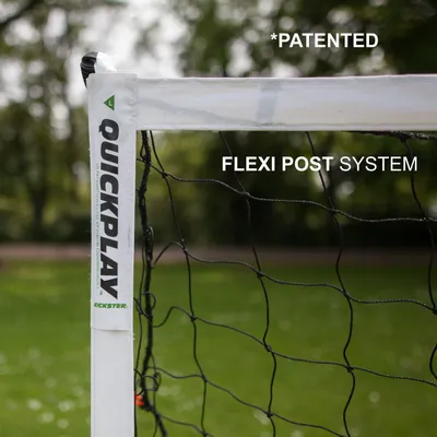 Imagen del producto de Portería de fútbol para jóvenes, portátil, de tamaño oficial para partidos 3 contra 3, ideal para niños de hasta 6 años, para entrenamiento en el jardín