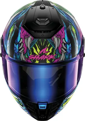 Zdjęcie produktu dla Kask Shark Spartan RS Shaytan, czarny/zielony/niebieski, L (59/60)