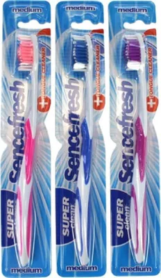 Zdjęcie produktu dla Ekonomiczne opakowanie 12 szczoteczek do zębów Sencefresh Medium