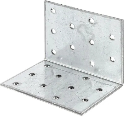 Immagine prodotto di Alberts 846787 Lochplattenwinkel, zincato sendzimir, 60 x 60 x 80 mm, 25er Set
