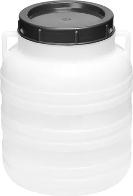 Produktbild von Garronda 10L Plastikfass Lebensmittelfass aus HDPE-Plastik für Haus&Garten GD-0078, Weiß