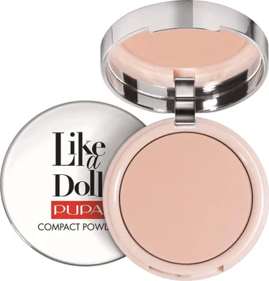 Productafbeelding van PUPA Milano, Poeder in compact, Warm Beige, Béžová, Verpakking, Compactpoeder, Mat, Natuurlijk, 10 g