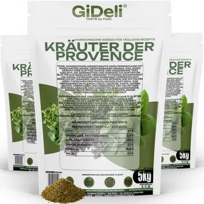 Obrázok produktu pre Provensálske bylinky 15 kg Stredomorské Prírodné Vegánske Ryby Mäso GiDeli