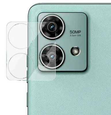 Obrázok produktu pre Ochranné sklo pre zadný fotoaparát Motorola Edge 40 Neo H9 – kompletná ochrana, priehľadné