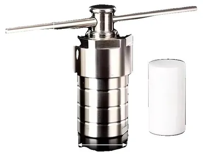 Imagen del producto de Reactor autoclave hidrotérmico, acero inoxidable 304, revestimiento de PTFE, 25 ml