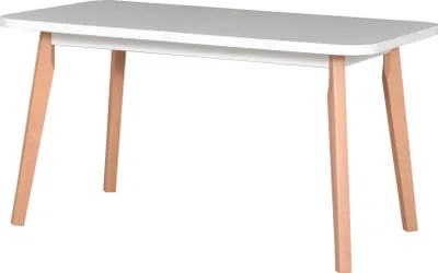 Produktbild von Esstisch Oslo 6 ausziehbar klappbar 140-180 cm x 80 cm weiß