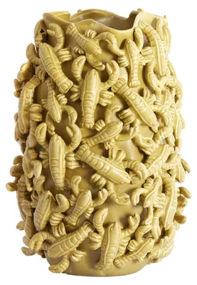 Produktbild von Light & Living LOBSTER Vase Keramik Matt Olivgrün – 31,5x30,5x45,5 cm