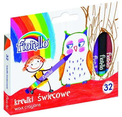 Produktbild von Fiorello Wachsmalstifte Set für die Schule, 32 Farben