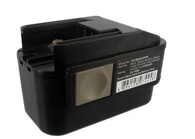 Produktbild von TECHTEK Akku Kompatibel mit [AEG] 2000, Battery Light PL Option, BEST 9.6X, BEST 9.6X Super, BL Multi-volt-lamp, BS2E 9.6T, P9.6, für [Atlas Copco]