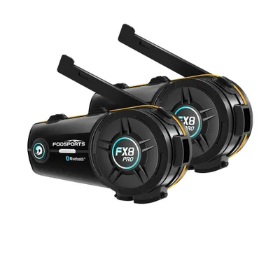 Obrázek produktu pro Interkomový systém Bluetooth pro motocykly, až pro 8 jezdců, dosah 2000 m, potlačení hluku ,