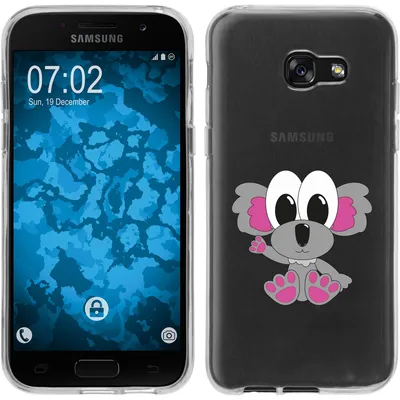 Produktbild von PhoneNatic Case kompatibel mit Samsung Galaxy A7 (2017) Silikon-Hülle Cutiemals M6