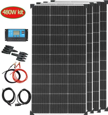 Produktbild von Solarpanel, hohe Effizienz, langlebige Konstruktion, 12V 480W Solarkit