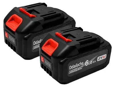 Productafbeelding van Batterij, 21V, 6000mAh capaciteit, 21V 6.0 - 2 stuks