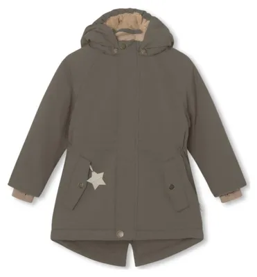 Produktbild von Mini a ture Kinder Jacke Matvikania Fleece Lined Winter jacket. GRS Grün 134