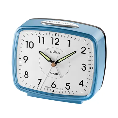 Produktbild von DUGENA 4460609 Wecker Alarm Analog schwarz blau silber