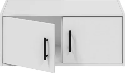 Image de Hängeschrank >LAUNDRY< 2 Türen, Artik Weiß - 80x34x40 (BxHxT)