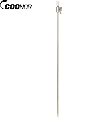 Zdjęcie produktu dla 55-100 cm wysuwana podpórka wykonana ze stali nierdzewnej, regulowana podpórka do wędkarstwa karpiowego, podpórka pod wędkę z alarmem brań