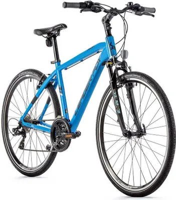 Produktbild von 28 Zoll Alu Cross Fahrrad Leader Fox Away  Cross Bike 21 Gang Rh 48 cm Blau