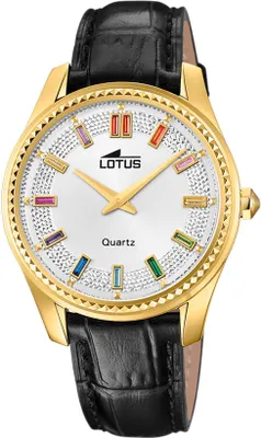 Zdjęcie produktu dla Zegarek damski Lotus Classic Elegancki skórzany zegarek na rękę czarny UL18900/1