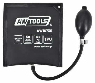 Immagine prodotto di AW Tools - Tacco a zeppa AW3308 (160 mm x 150 mm) (nero)