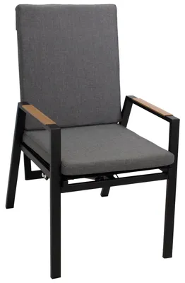 Produktbild von Gartensessel 70 x 90 57,5 cm Aluminium Polpropylen Anthrazit