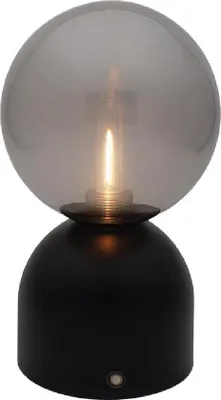 Produktbild von Luxus - Touch-Tischlampe - Lina - Schwarz - H20 x Ø12