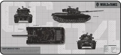 Immagine prodotto di YENKEE Mousepad DEFENDER WT90 - limited edition WORLD OF TANKS