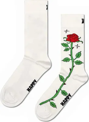 Produktbild von Happy Socks Rose Crew-socken Weiß EU 36-40 Herren,Damen Weiß EU 36-40