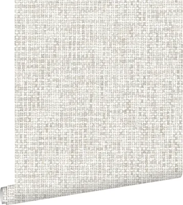 Zdjęcie produktu dla ESTAhome Tapeta tkana lniana tekstura jasna ciepła szarość 53 cm x 10.05 m