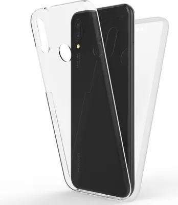 Produktbild von NALIA 360 Grad Handy Hülle für Huawei P20 Lite, Full Cover Case Rundum Bumper Transparent