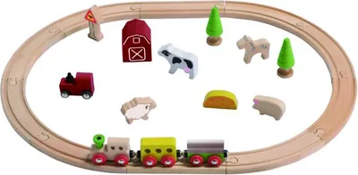 Produktbild von EverEarth - Eisenbahn-Set Bauernhof