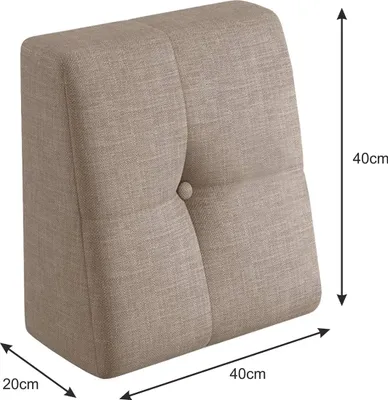 Zdjęcie produktu dla Poduszka Lermowood "Verona" do mebli z palet 40x40 Sand - Wygodna, trwała i stylowa | Do użytku wewnątrz i na zewnątrz | Różne rozmiary i kolory |