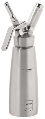 Imagen del producto de Dispensador de jabón METRO PROFESSIONAL, diámetro 7.8 x 26.1 cm, 0.5 L, acero inoxidable, color plateado