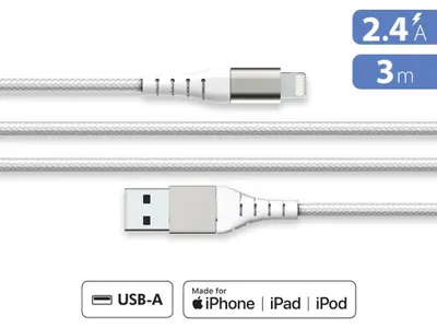 Image de Câble Renforcé USB A / Lightning 2.